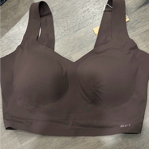SKIMS NAKED PLUNGE TANK BRALETTE ESPRESSO SIZE  M - Picture 2 of 5